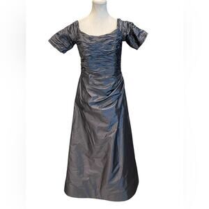 Roland Nivelais Charcoal Midi Dress